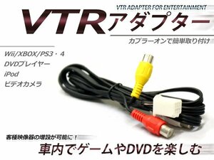 メール便送料無料 VTR 外部入力ハーネス メスタイプ トヨタ NDDA-W56 2006年モデル ディーラーオプションナビ カーモニター 接続