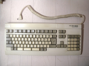 PC8801用キーボード TYPE.A キー入力確認済 やや難あり 外観良好