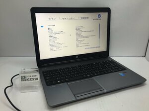 ジャンク/ HP ProBook 650 G1 Intel Core i5-4210M メモリ8.19GB HDD320.07GB 【G22290】