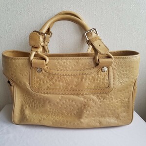 CELINE ハンドバッグ レザー