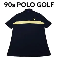 90s POLO GOLF　ハーフジップ　ポロシャツ　古着　ポロゴルフ　ラルフ