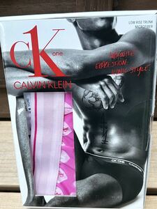 新品 CKone カルバンクライン★LOW RISE TRUNK トランクス ロゴ柄 米国サイズM CALVIN KLEIN