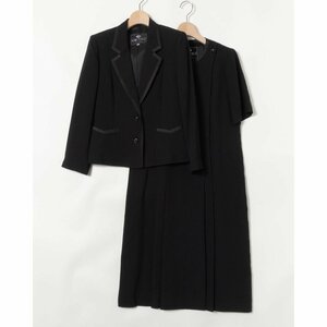 SOIR PERLE ソワール ペルル 東京ソワール セットアップ 喪服 礼服 ジャケット ワンピース 11 アセテート 黒 ブラックフォーマル 冠婚葬祭