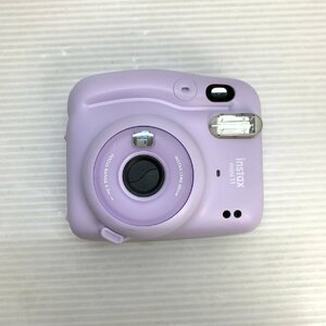 MIN【現状渡し品】 MSMK FUJIFILM インスタントカメラ チェキ Instax mini11 パープル 〈94-240501-KS-10-MIN〉