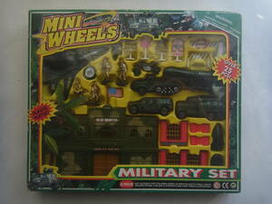 【新古品】MINI WHEELS MILITARY SET おもちゃ　玩具　ミリタリージオラマセット