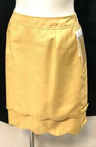 未使用　ビスコンティ　黄色　リボン　スカート　20661502