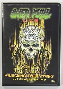 M5768◆OVERKILL◆WRECKING EVERYTHING: AN EVENING IN ASBURY PARK(2DVD)輸入盤/米国産スラッシュ・メタル