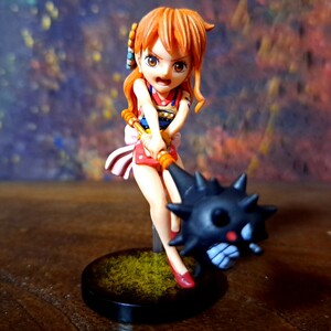 ナミ　リペイント塗装済み完成品/ワンピース/ワールドコレクタブルフィギュア/ワーコレ/WCF/ ONEPIECE figure repaint