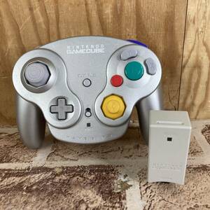 [3-355] NINTENDO GAMECUBE ゲームキューブ 任天堂 クラブニンテンドー ウェーブバード コントローラー DOL-004 本体/レシーバー DOL-005