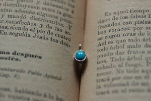 *Silver925　Turquoise charm 再入荷
