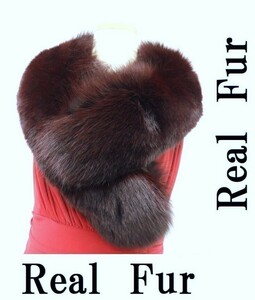 Club藤★ 毛皮 Real Fur　fox ショール　④　(5frc)