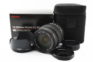 付属品完備 SIGMA AF 18-200mm F3.5-6.3 II DC OS HSM Nikon #2044640