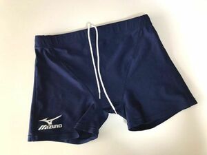 r1_0157y ★定形外 配送★ ミズノ mizuno 85UD200 シンプル ベーシック 光沢ネイビー ショートスパッツ型 男子競泳水着 水泳 練習 M