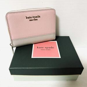 【BOX付】kate spade ケイトスペード カードケース ピンク　＊9