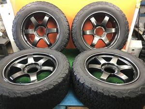 6r-144) 285/55R20 BFGoodrich RAYS TE37 ULTRA L VOLK RACING PCD150 5穴 ランドクルーザー100,200系 LX570等