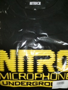 新品未開封品 NMU LOGO TEE (COLOR) XL size NITRO MICROPHONE UNDERGROUND nitrow NITRICH DABO DELI GORE-TEX MACKA-CHIN SUIKEN XBS