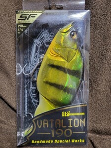 ★Megabass★VATALION 190(SF) メガバス バタリオン 190 SLOW FLOATING GG PERCH 新品 パッケージ傷少有 Length 190mm Weight 4.3/4oz 