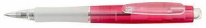 送料無料メール便 油性ボールペン 0.7mm インク黒 BGMQ-100 日本製 プラチナ万年筆 #22 クリアレッドｘ２本セット/卸