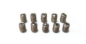 送料無料 M3 × 3ｍｍ ステンレス製　イモネジ　10個セット ホーローセットネジ　hexagon socket set screw　1/16RC戦車 1/10RCカー