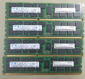 KN2120 SAMSUNG 2R×4 PC3L-10600R 4GBx4枚セット【サーバ用】