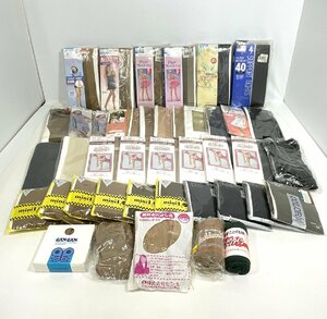 レトロ パンスト まとめ ストッキング S～Mほか 未使用保管品 レディース 黒 ベージュ タイツ チャコールグレー グリーン アツギ 道楽札幌