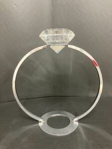 狩）③ 中古品 キャンドルスタンド ロウソク立て 指輪型 ダイヤモンドスタンド 用途色々 2個セット おしゃれ 20220719 (11-3)