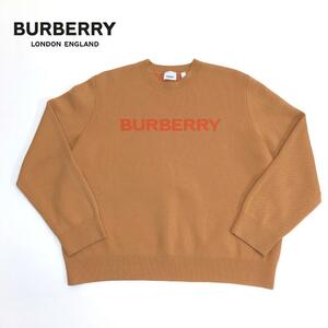 ☆美品☆バーバリー BURBERRY ロゴ　セーター ウール＆コットンブレンド