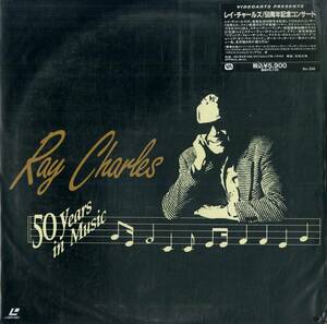 B00165931/LD/レイ・チャールズ(RAY CHARLES)「50 Years In Music 50周年記念コンサート (1991年・VALJ-3334・ソウルジャズ・SOUL・リズ
