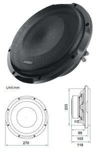 【国内正規品】 audison/オーディソン Prima サブウーファー APS 10 D