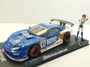 ジャンク品 タカラ SCALEXTRIC QuattroX 1/32 スロットカー エッソウルトラフロー スープラ 2004 64E0F0