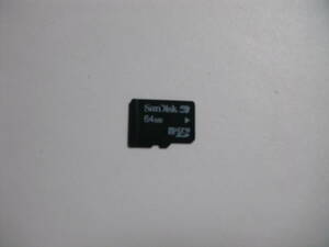 64MB　メガバイト　microSDカード　SanDisk　フォーマット済み　メモリーカード マイクロSDカード
