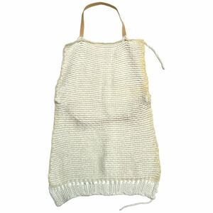 SS1998 MARTIN MARGIELA HALTER NECK TOP マルタンマルジェラ フラットガメーント ホルターネック ニットベスト