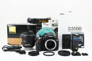 【箱付き】 Nikon ニコン D3100 レンズキット 18-55 VR デジタル一眼カメラ #1156