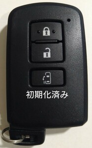 初期化済トヨタ純正スマートキー3ボタン基盤番号231451-0010 007-AC047 14FAD新品電池サービス④