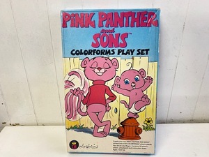 【 未使用品！レア！】 ピンクパンサー おもちゃ カラーフォームズ プレイセット PINK PANTHER COLORFORMS PLAY SET ビンテージ 管V12