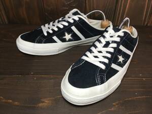 ★CONVERSE コンバース STAR＆BARS スター＆バーズ CLOG クロッグ スエード 黒 26.5cm Used 検 サンダル ジャックスター ワンスター