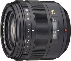 パナソニック 単焦点レンズ フォーサーズ用 ライカ D SUMMILUX 25mm/F1.4 A(中古品)