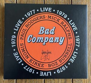 バッド・カンパニー◆Bad Company - LIVE 1977 & 1979 2枚組US盤