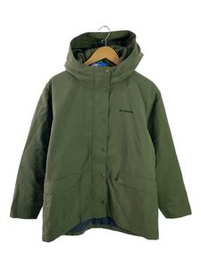 Columbia◆W HIKE TO POINT JACKET_ウィメンズハイクトゥポイントジャケット/L/ナイロン/GRN/無