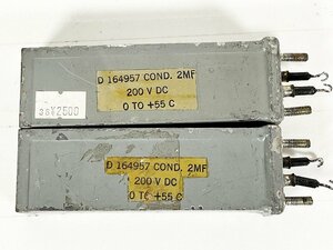 Western Electric D164957 2MFD COND 3個[32778]