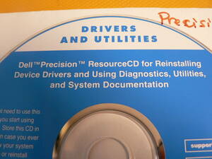 送料最安 120円：CD-ROM デル プレシジョン Dell Precision Resource CD for Reinstalling - June 2001