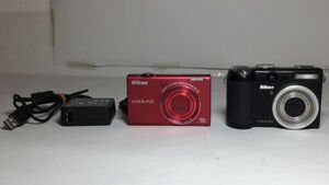 【未点検・未清掃】Nikon COOLPiX S 6200 / Nikon COOLPiX P5000 ニコン クールピクス コンパクト デジタルカメラ 【2台セット】