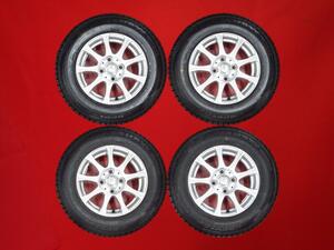 スタッドレス 9スポークタイプ1P+ ダンロップ ウィンターMAXX02(WM02) [ 155/80R13 ] 9/8.5分山★ パッソ マーチ ヴィッツ 等にstwt13