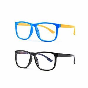 (2枚)伊達眼鏡ブルーライトカット メガネ 日本製ブランド