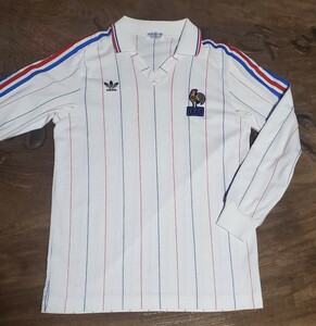 値下げ交渉 1982-83年 フランス代表 adidas アウェイ 長袖 検)FRANCE AWAY L/S WC WORLD CUP SPAIN 82 PLATINI ワールドカップ プラティニ