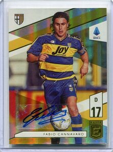 2019-20 Panini Chronicles Elite Auto Fabio Cannavaro カンナバーロ パルマ 直筆サイン 【※裏面に傷あり】