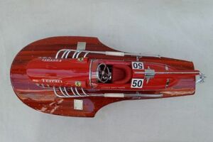 Ferrari Hydroplane 全長 50cm ハンドメイド 完成品 送料込み