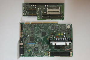 Fujitsu FM90PA Slot1 マザーボード Celeron 366MHz CPU FM90BA ライザーカード付 FMV 6366DX2c 使用 動作品