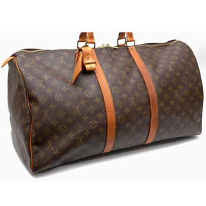 【極美品】Louis Vuitton ルイヴィトン モノグラム キーポル 55 ボストンバッグ M41424 定価約25万円