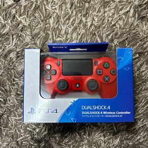 新品未使用品 PlayStation4 ワイヤレスコントローラー DUALSHOCK4 マグマ・レッド CUH-ZCT2J